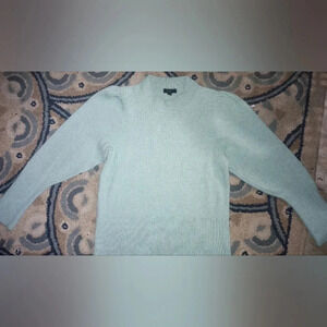 J.Crew Size Small Cashmere Light Blue Sweater